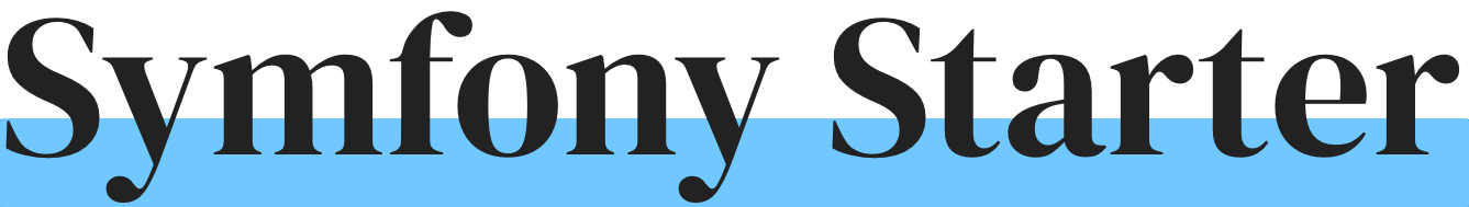 Symfony Starter